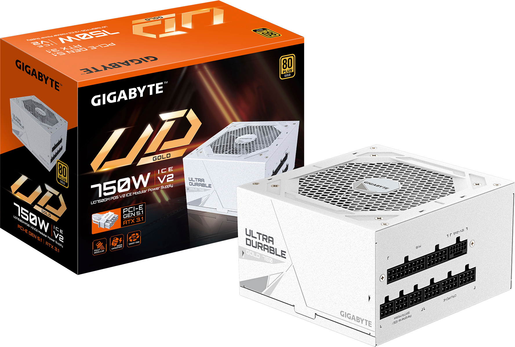 Блок питания Gigabyte GP-UD750GM PG5 V2 ICE 750W фото7