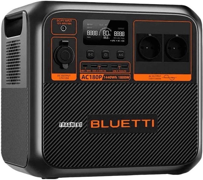 Зарядна портативна електростанція Bluetti (AC180P) фото2