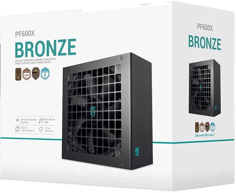 Блок живлення DeepCool GamerStorm 600W (R-PF600X-HD0B-JGEU) фото