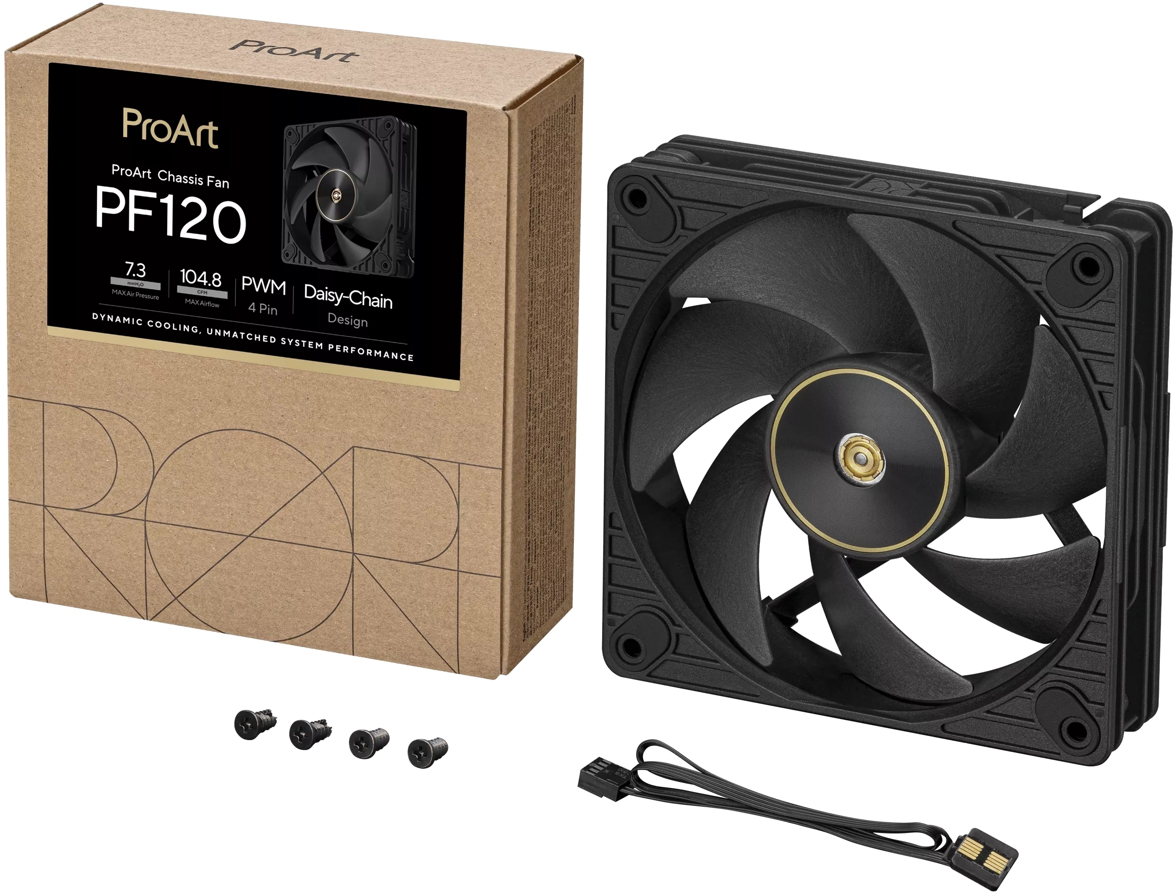 Корпусний вентилятор Asus ProArt PF120 Black (90DA00M0-B09000) фото11