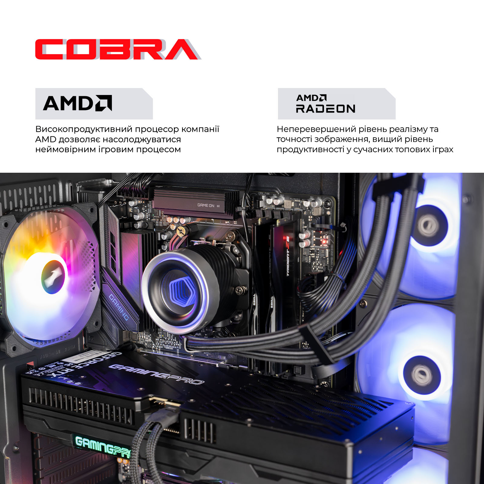 Системний блок COBRA Gaming (A99X.64.S20.96XT.22105) фото