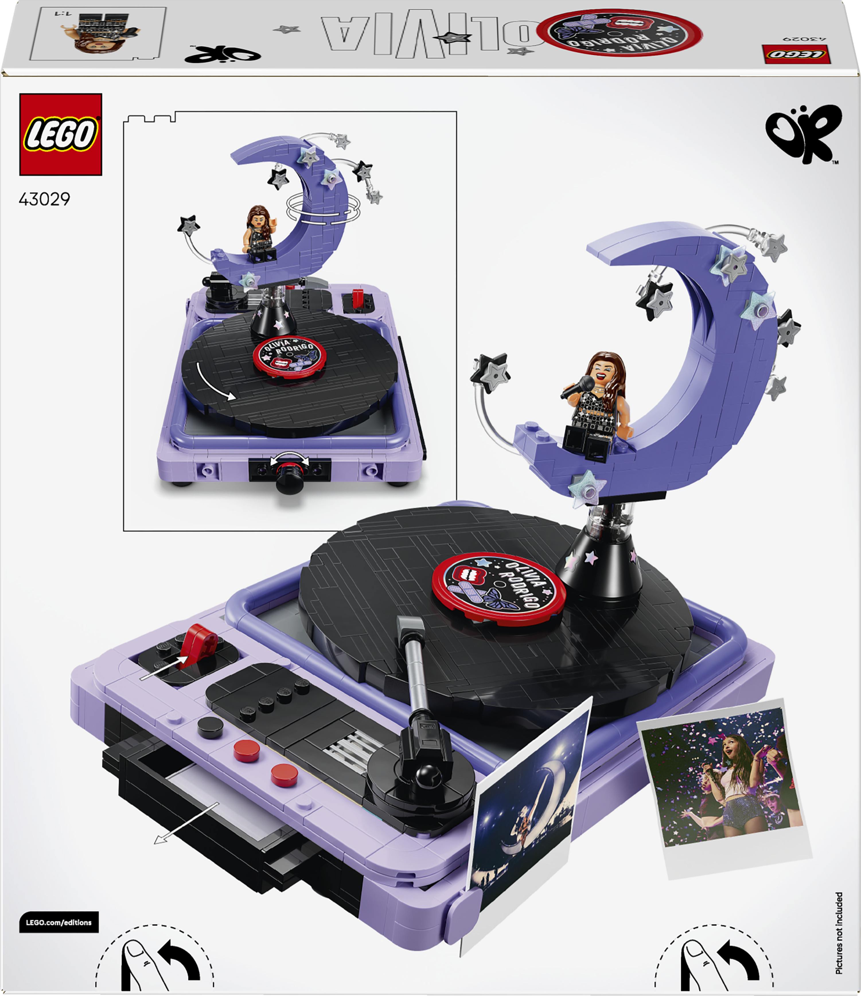 LEGO 43029 Editions Music Місяць на концерті Олівії Родриґо фото