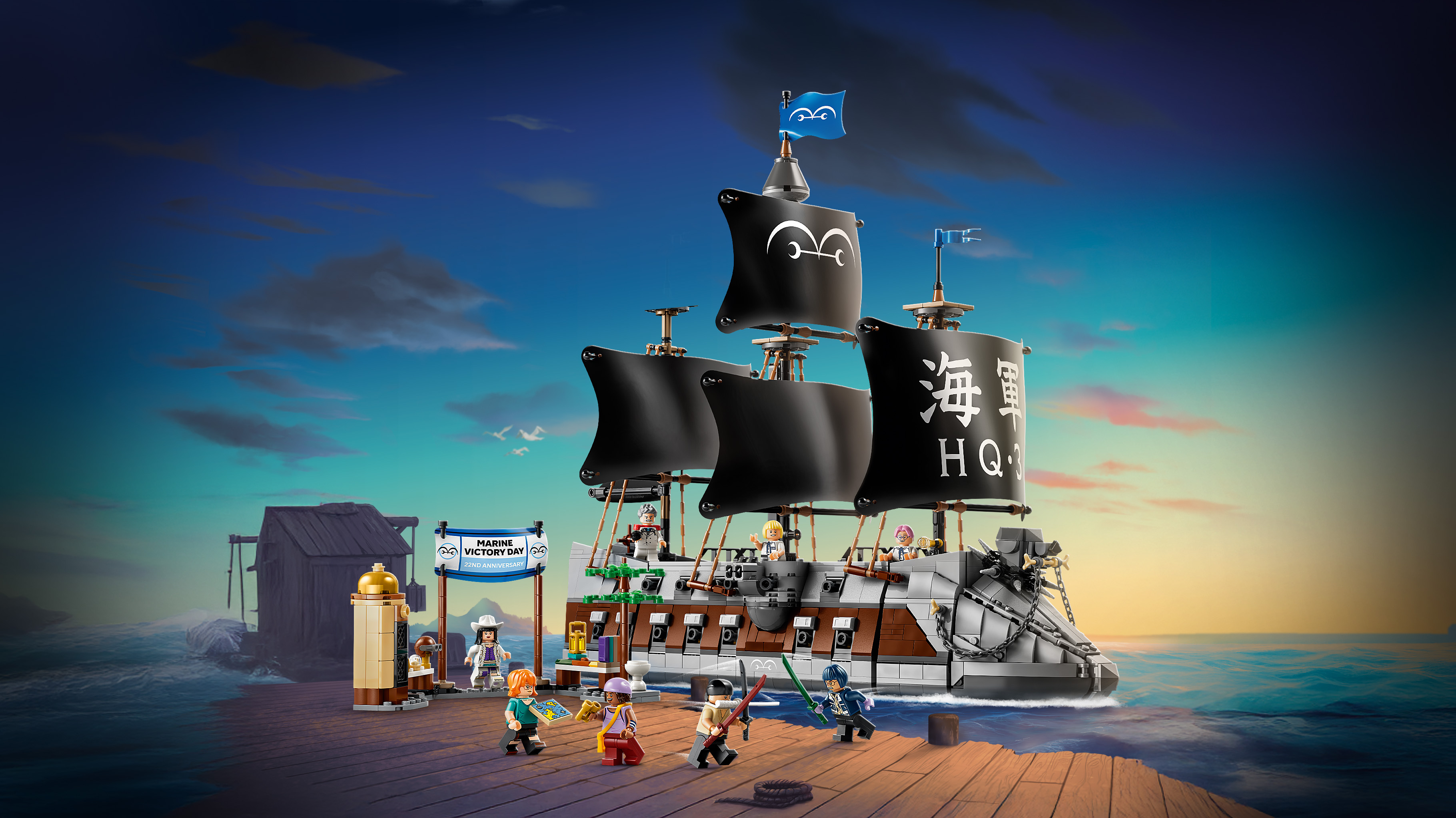 LEGO 75646 ONE PIECE Морський бойовий корабель Ґарпа фото