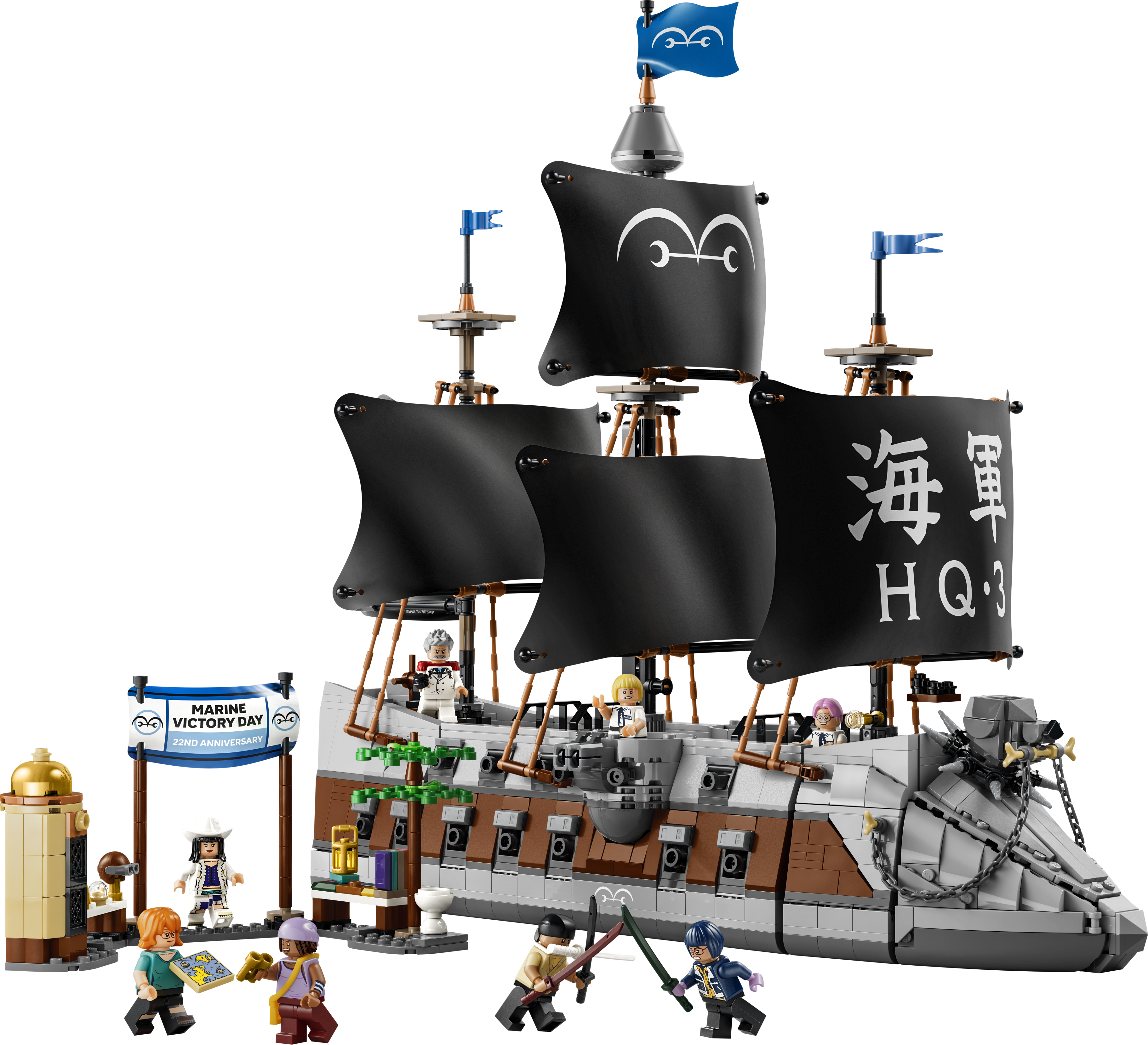 LEGO 75646 ONE PIECE Морський бойовий корабель Ґарпа фото