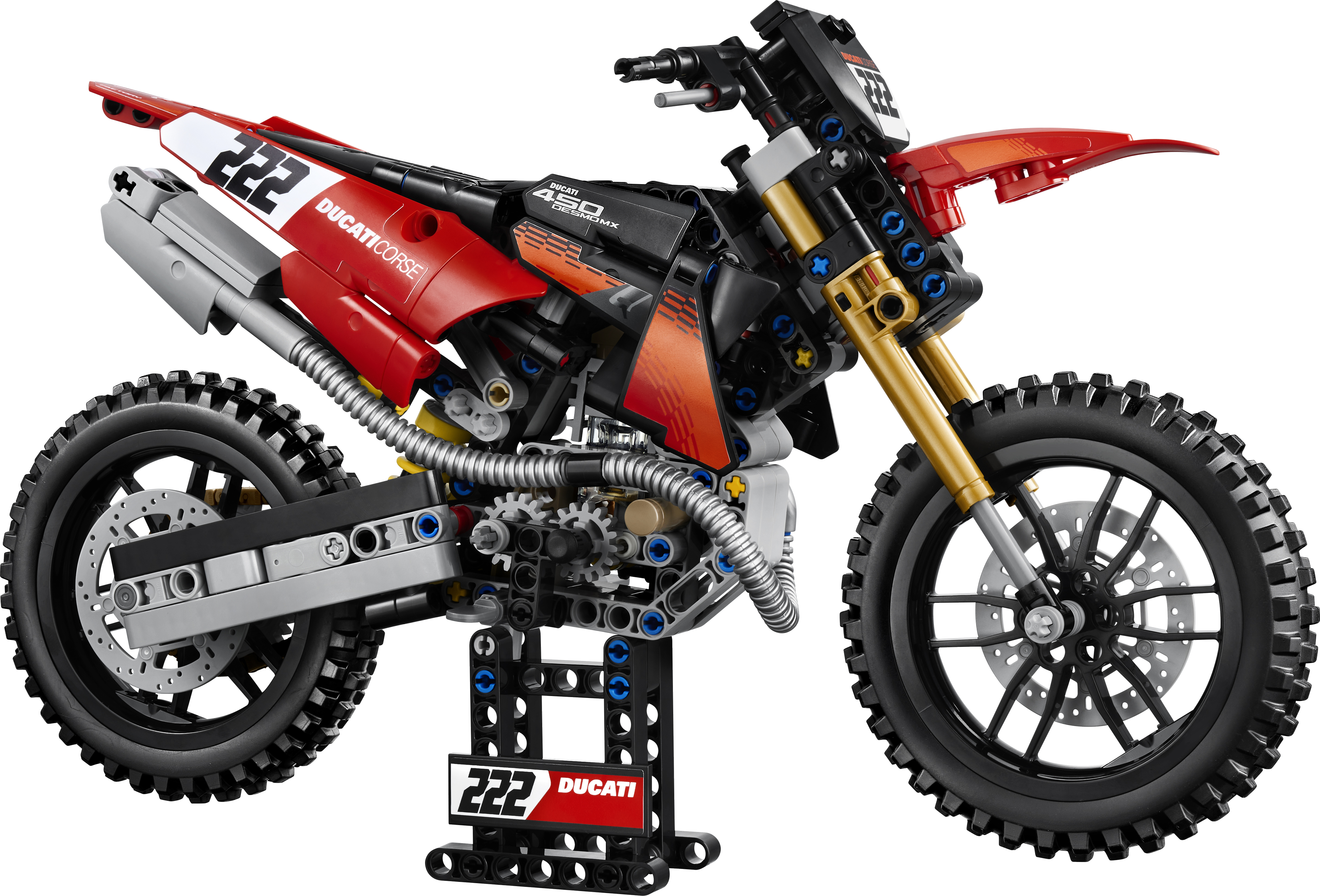 LEGO 42238 Technic Мотоцикл Ducati Desmo450 MX Factory фото2