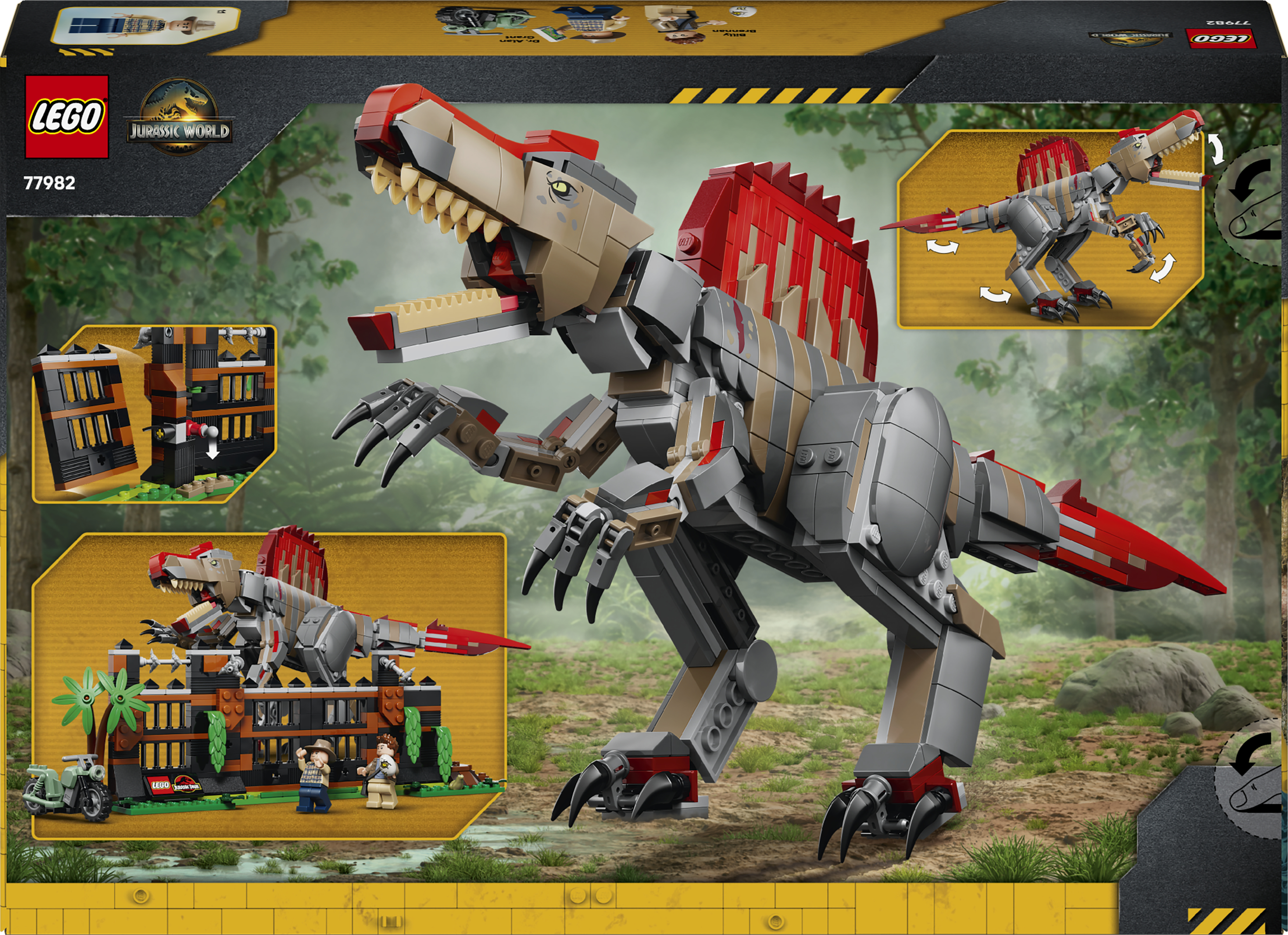 LEGO 77982 Jurassic World Побег спинозавра фото12