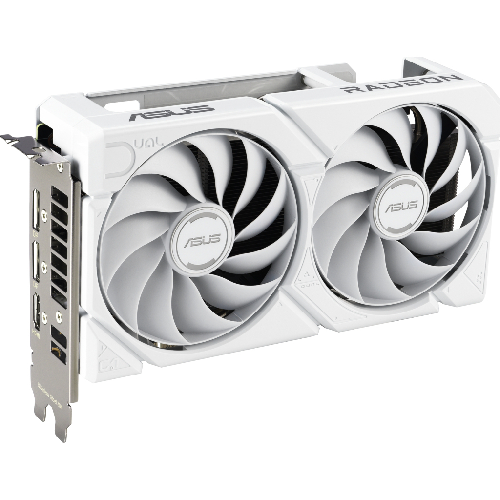 Видеокарта ASUS AMD Radeon RX 9060 XT 16GB GDDR6 Dual White (DUAL-RX9060XT-16G-WHITE) фото2