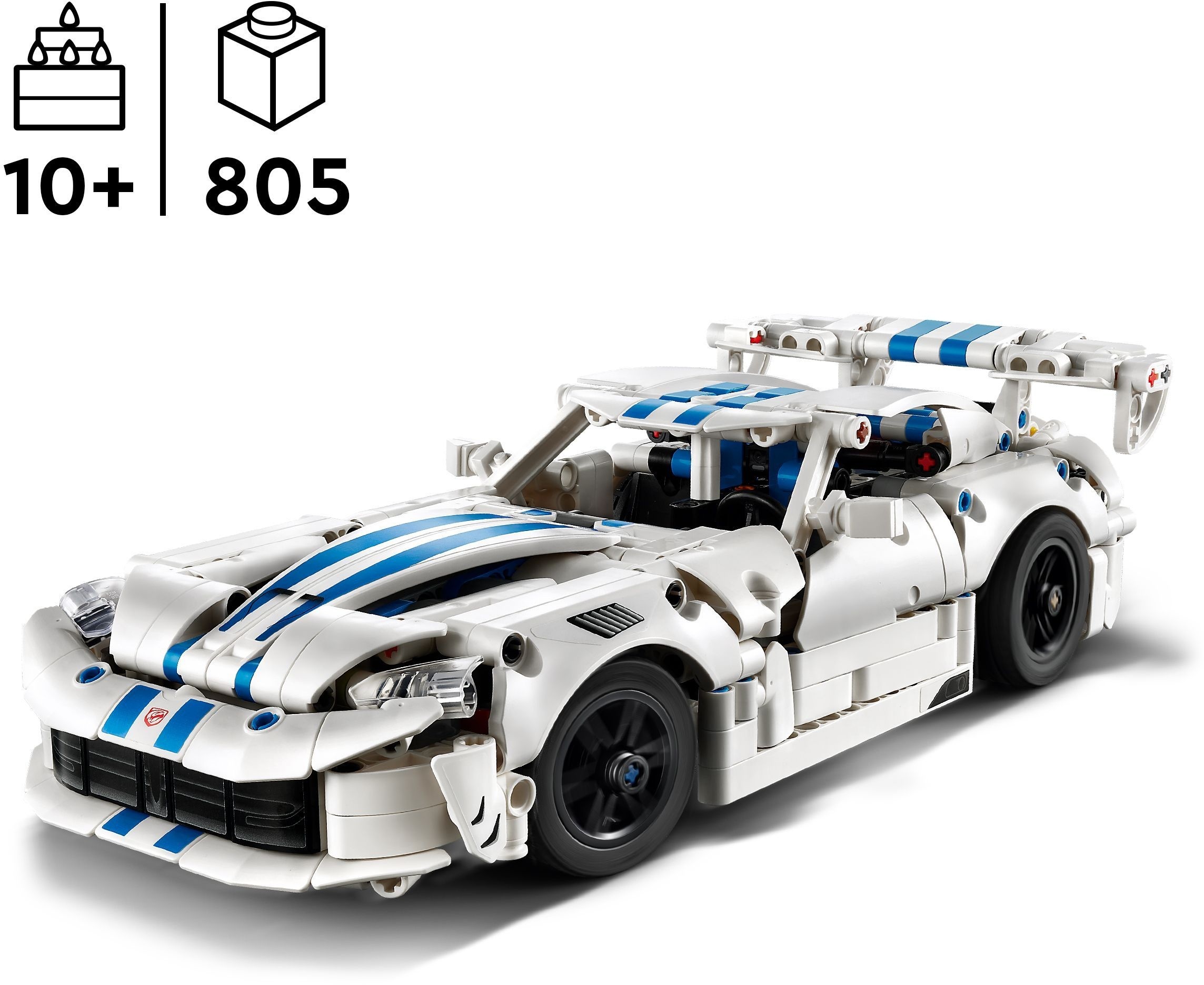 LEGO 42234 Technic Спортивний автомобіль Dodge Viper GTS-R фото
