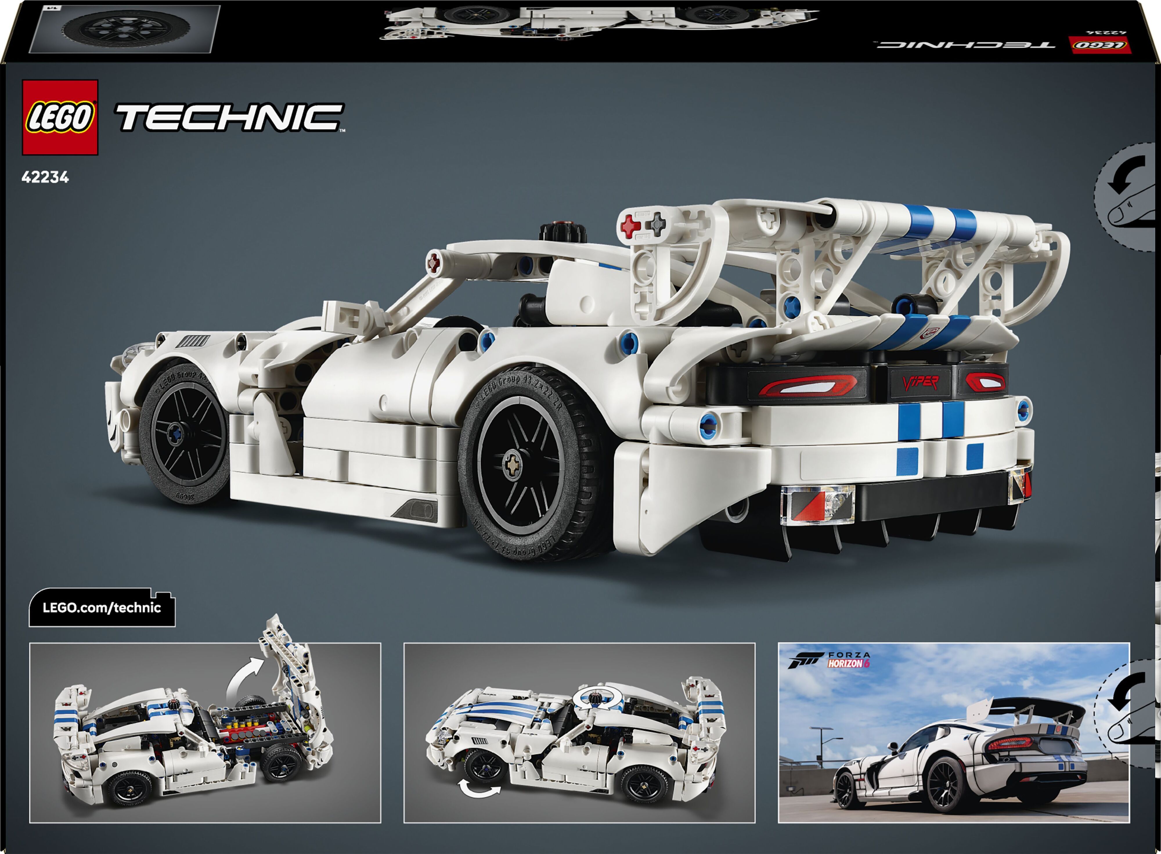 LEGO 42234 Technic Спортивний автомобіль Dodge Viper GTS-R фото