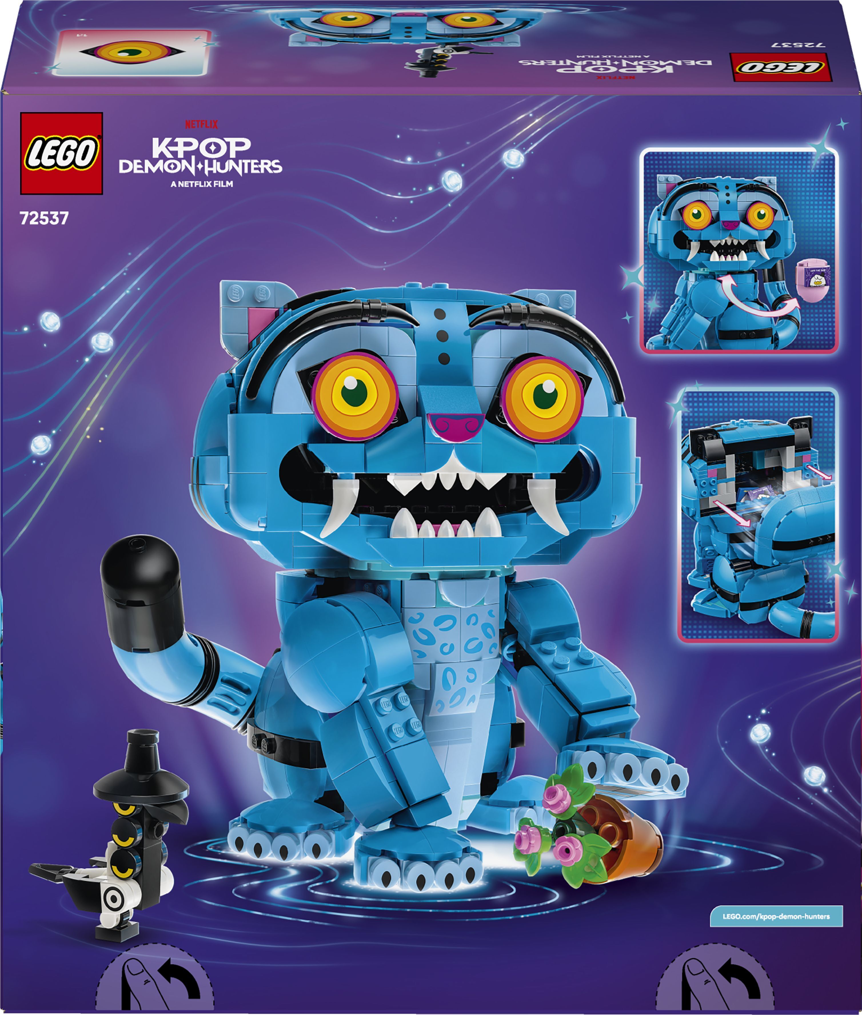 LEGO 72537 KPop Demon Hunters Тигр Дерпи и птичка Сасси фото16