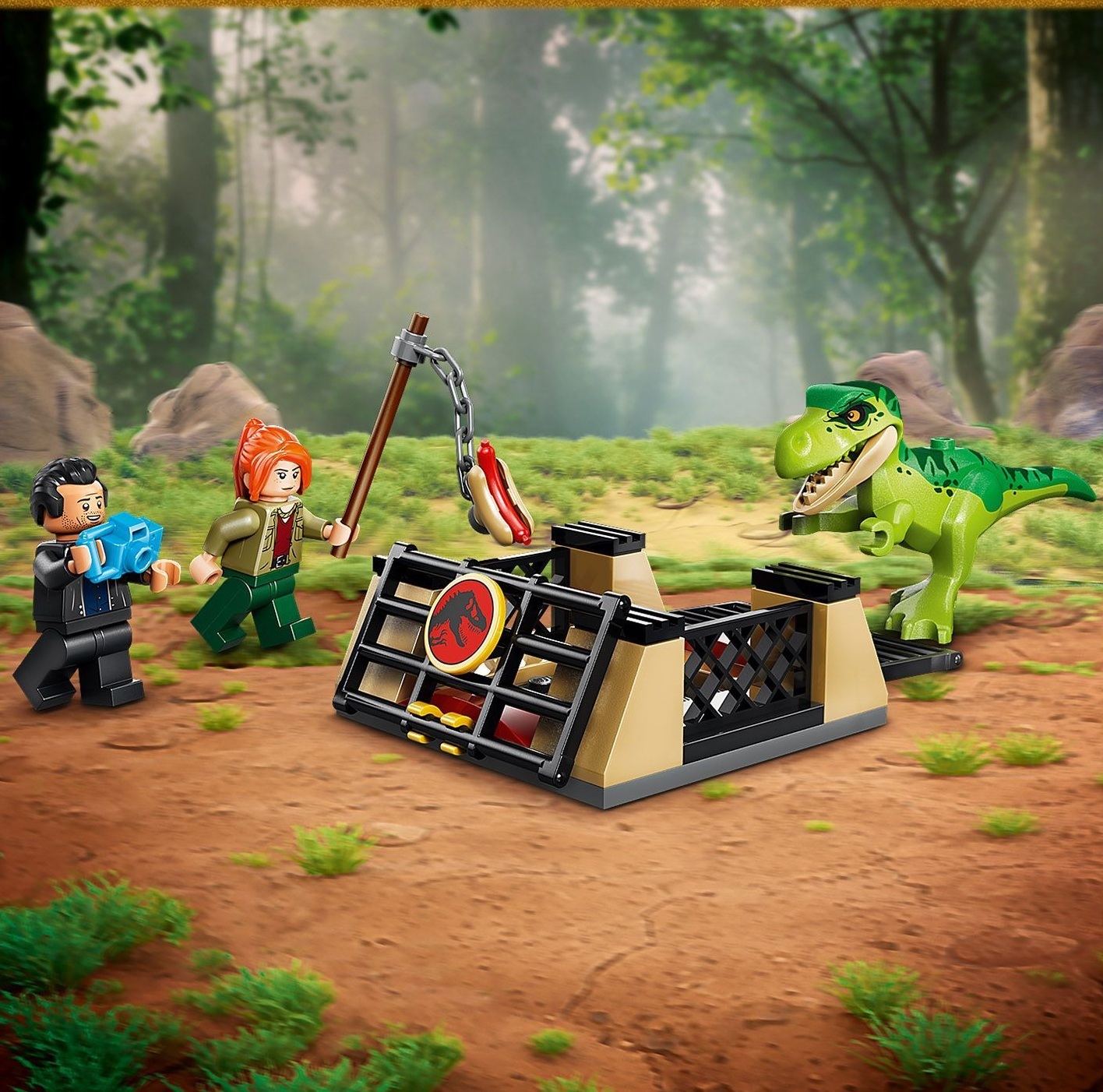 LEGO 77978 Jurassic World Вантажівка для перевезення молодого тиранозавра фото