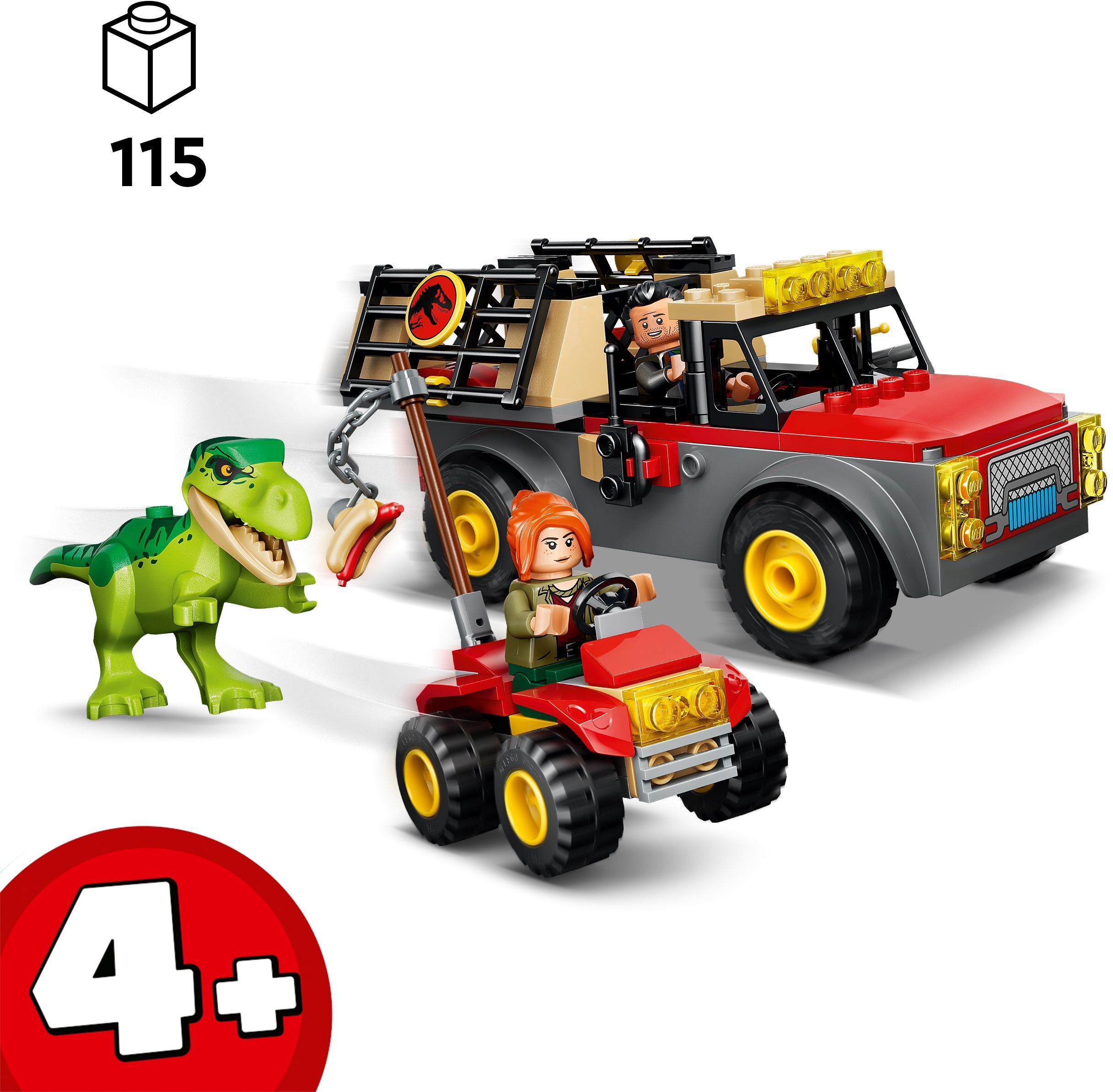 LEGO 77978 Jurassic World Вантажівка для перевезення молодого тиранозавра фото