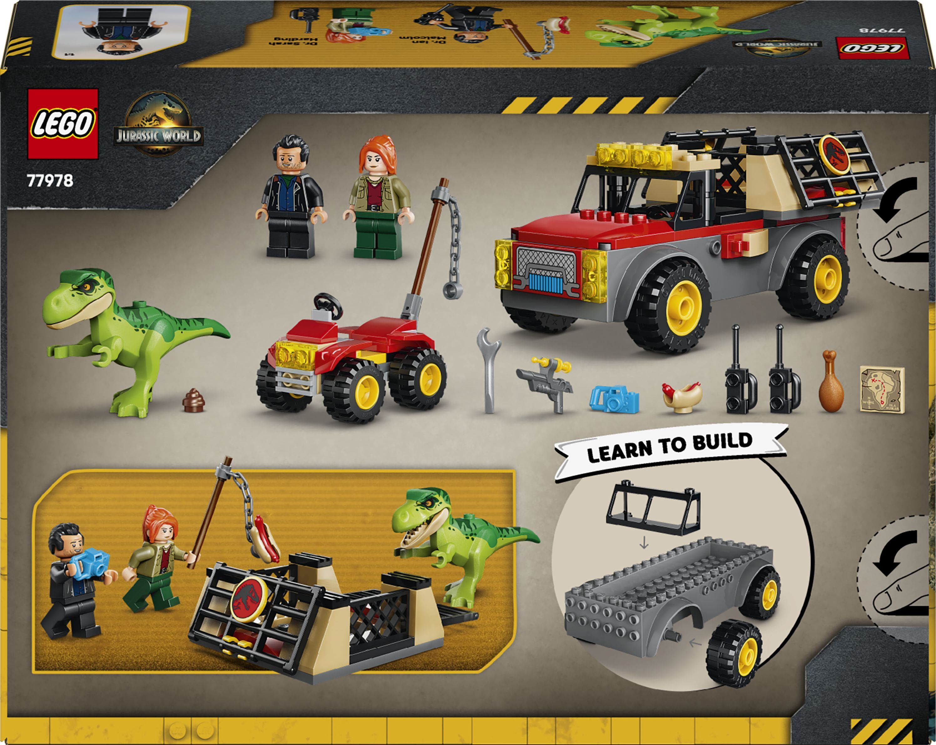 LEGO 77978 Jurassic World Вантажівка для перевезення молодого тиранозавра фото