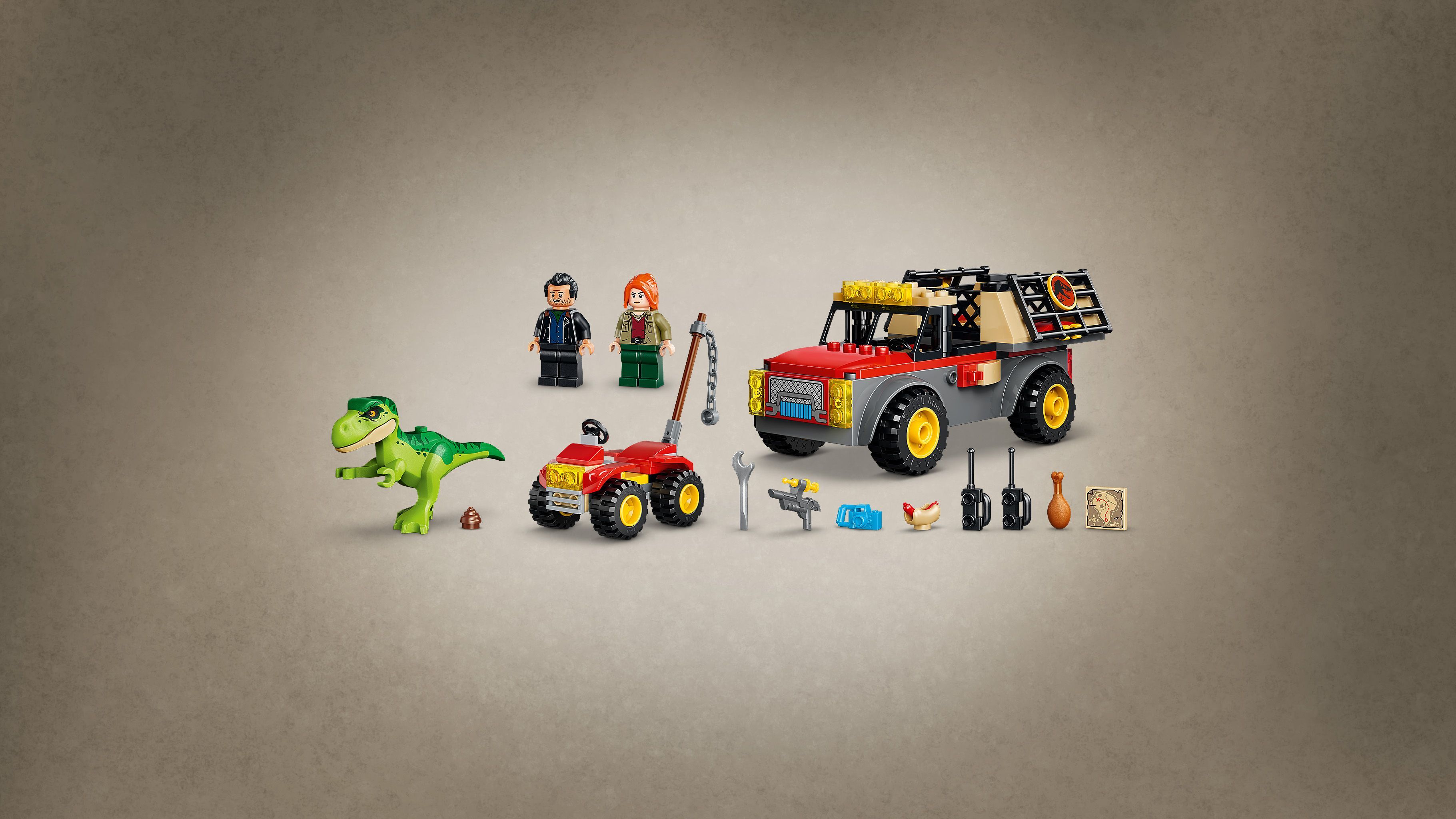 LEGO 77978 Jurassic World Вантажівка для перевезення молодого тиранозавра фото