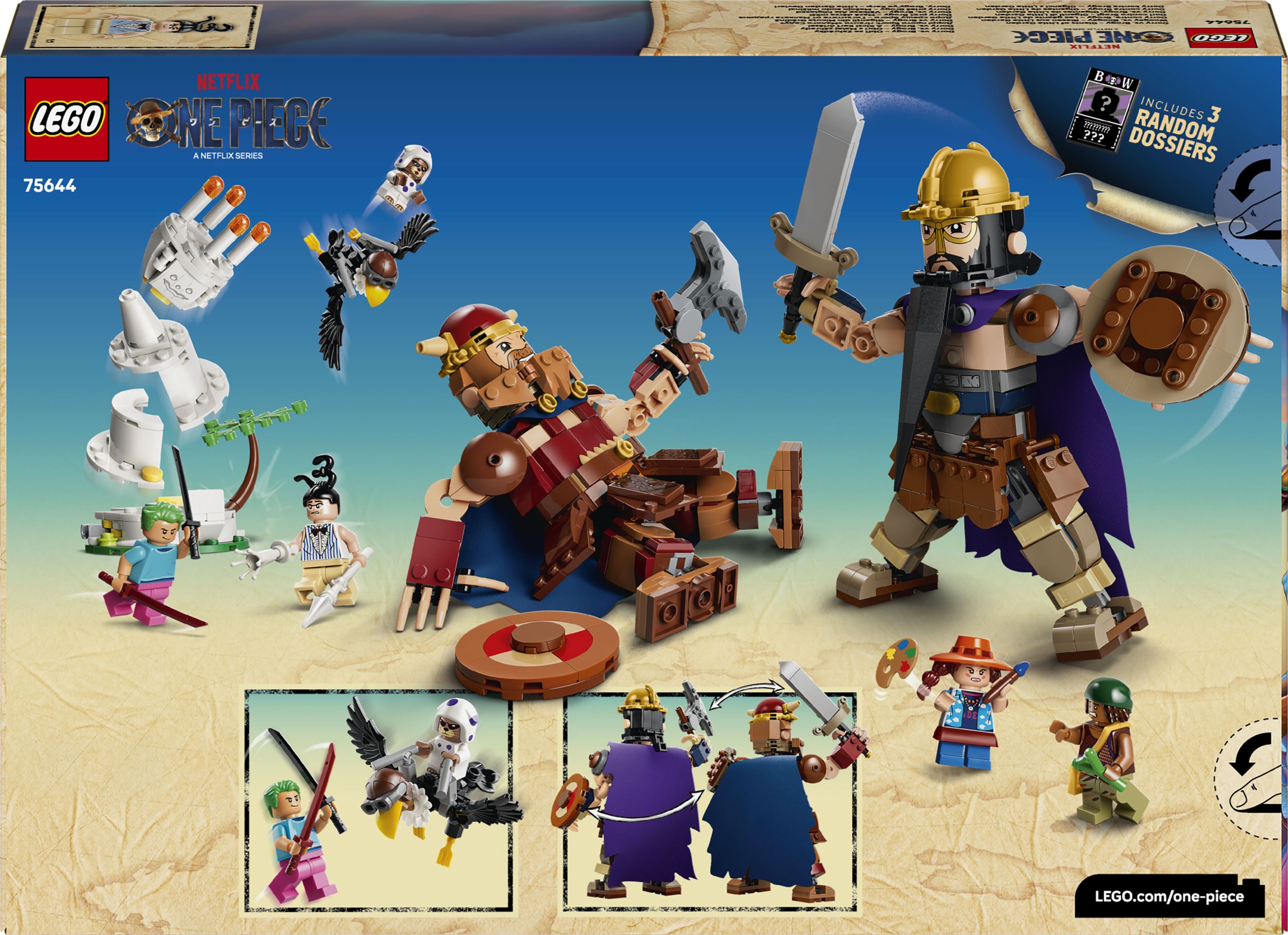 LEGO 75644 ONE PIECE Доррі проти Броґі: гіганти Малого Саду фото