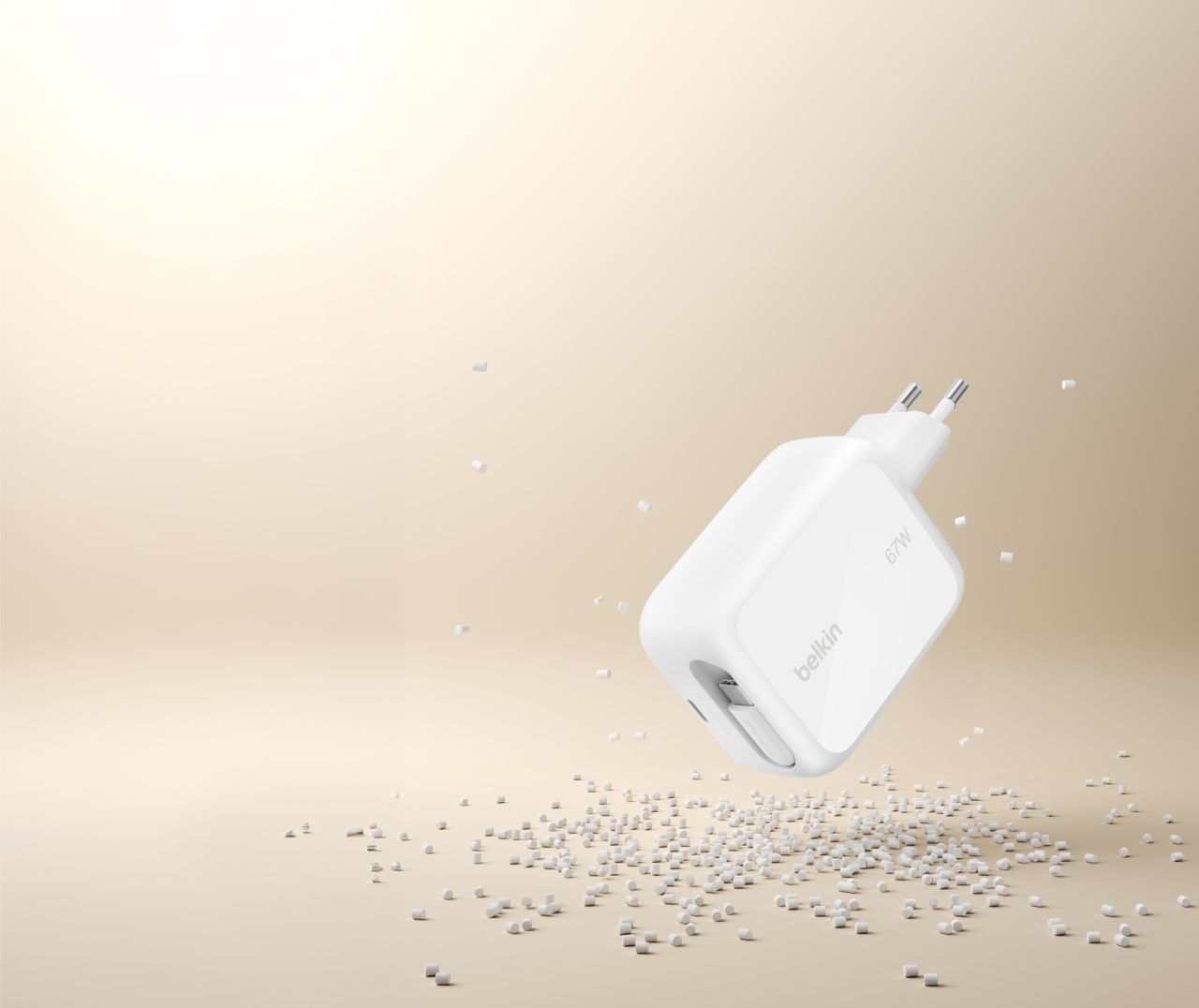 Зарядное устройство сетевое Belkin 67Вт USB-C PD PPS, белый фото5