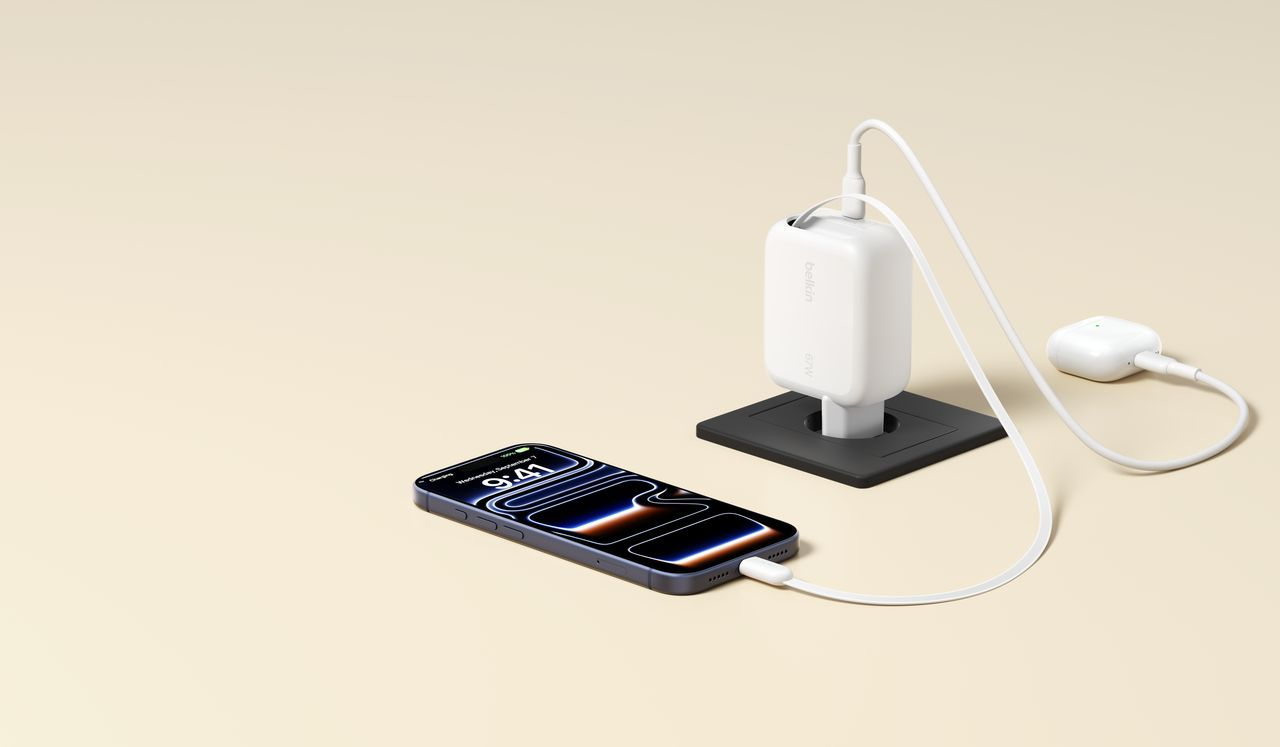 Зарядное устройство сетевое Belkin 67Вт USB-C PD PPS, белый фото6
