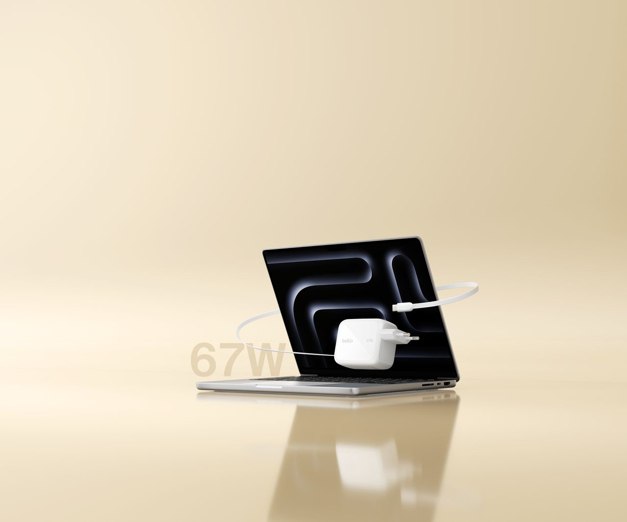 Зарядное устройство сетевое Belkin 67Вт USB-C PD PPS, белый фото7