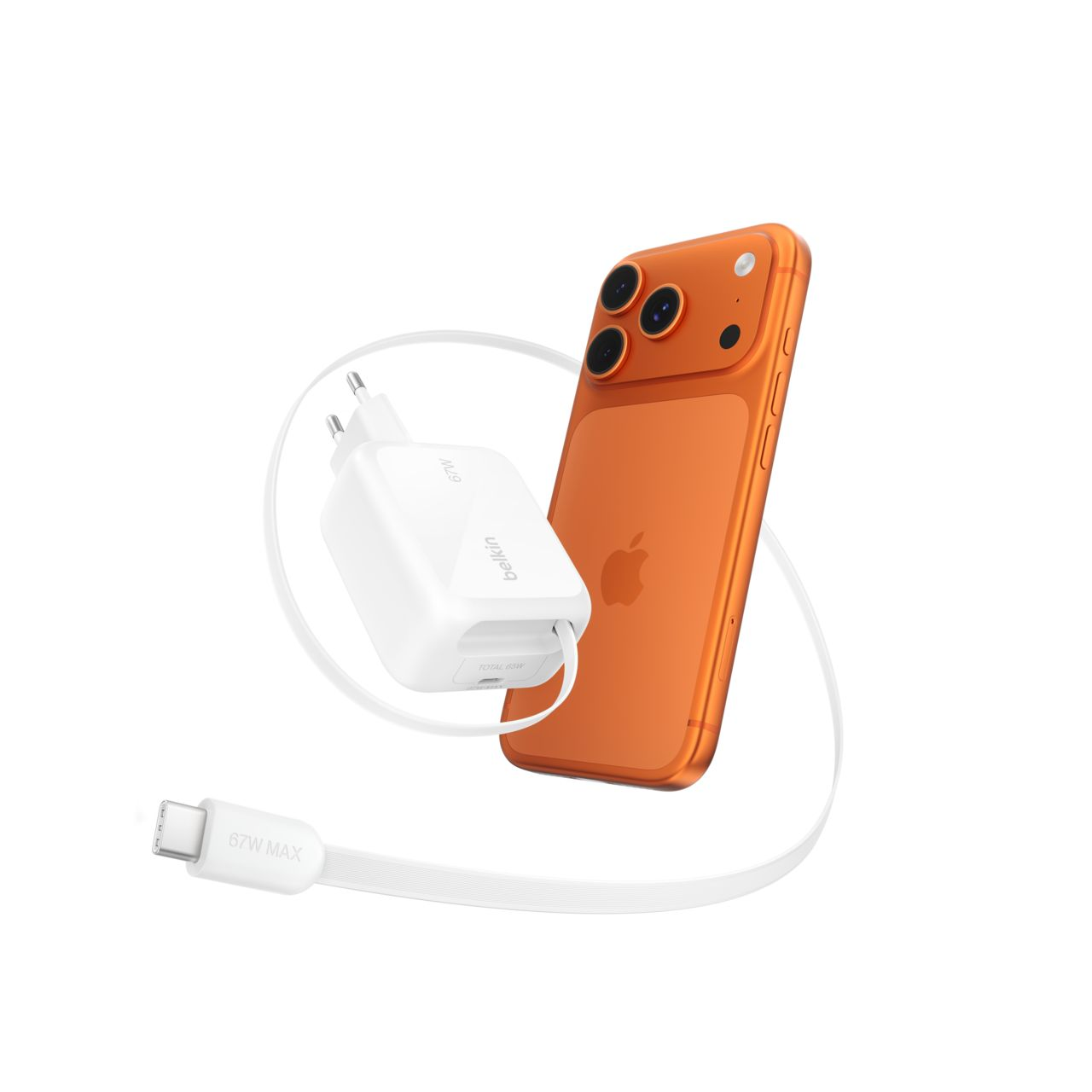 Зарядное устройство сетевое Belkin 67Вт USB-C PD PPS, белый фото11