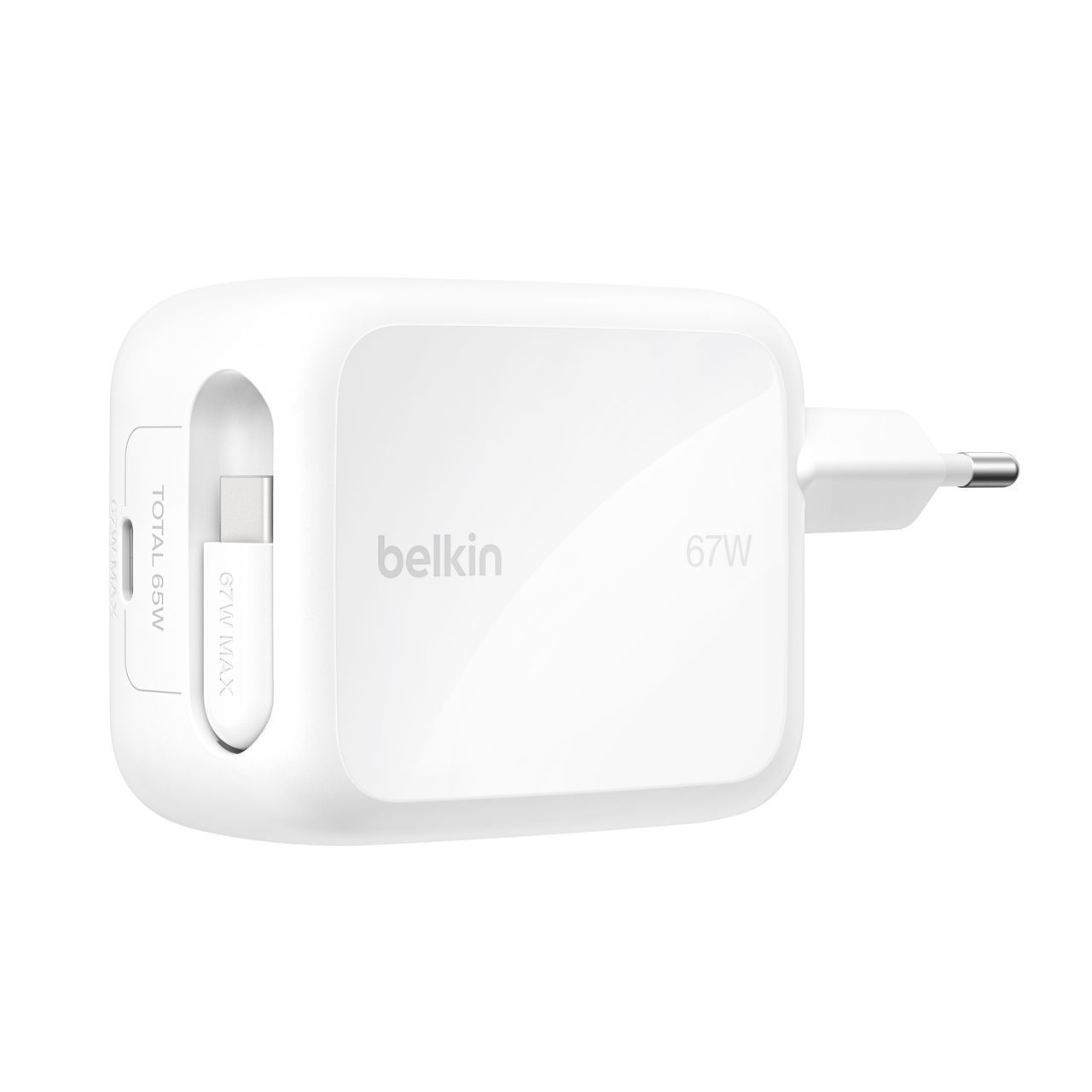 Зарядное устройство сетевое Belkin 67Вт USB-C PD PPS, белый фото14