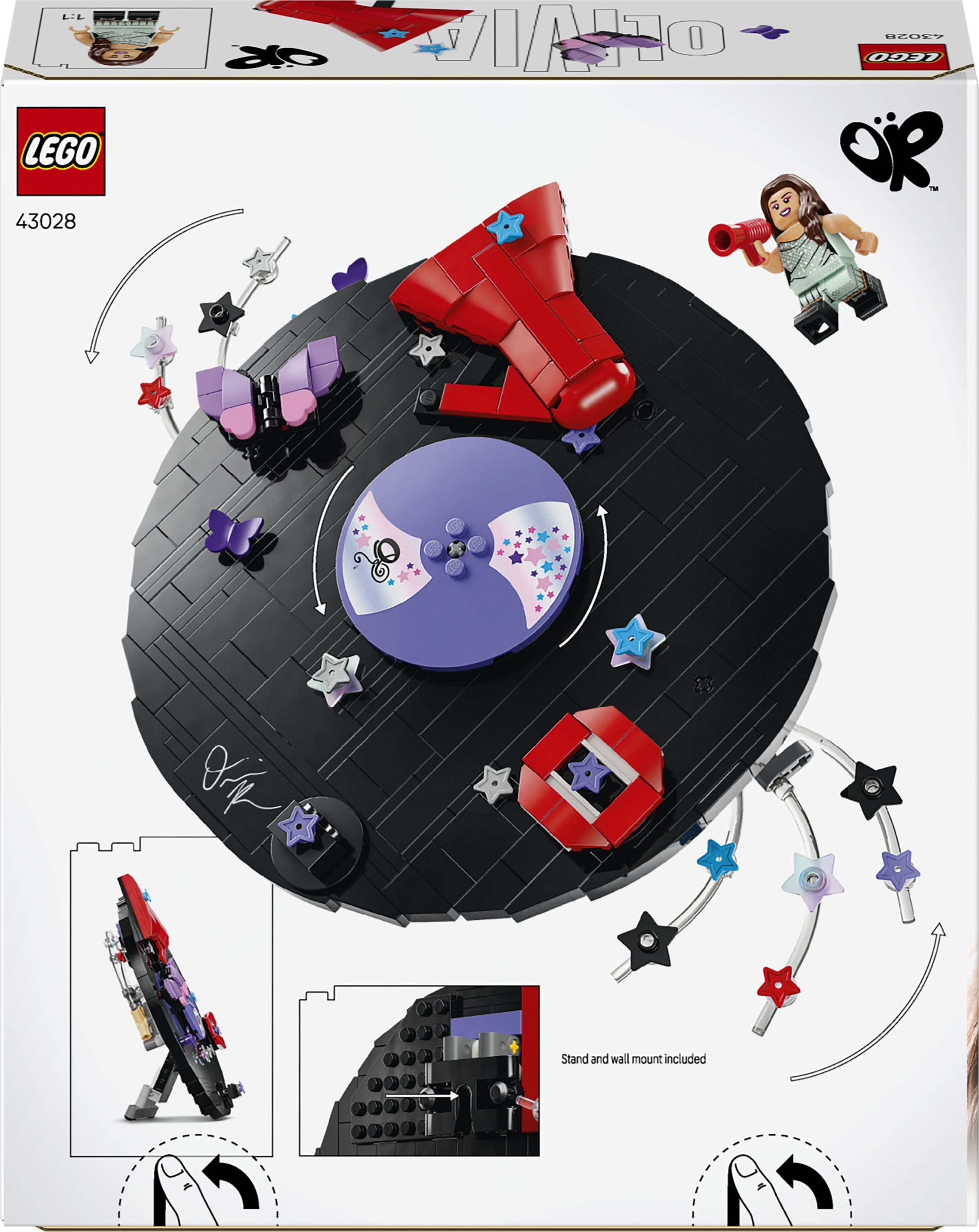 LEGO 43028 Editions Music Вініл Олівії Родріґо фото