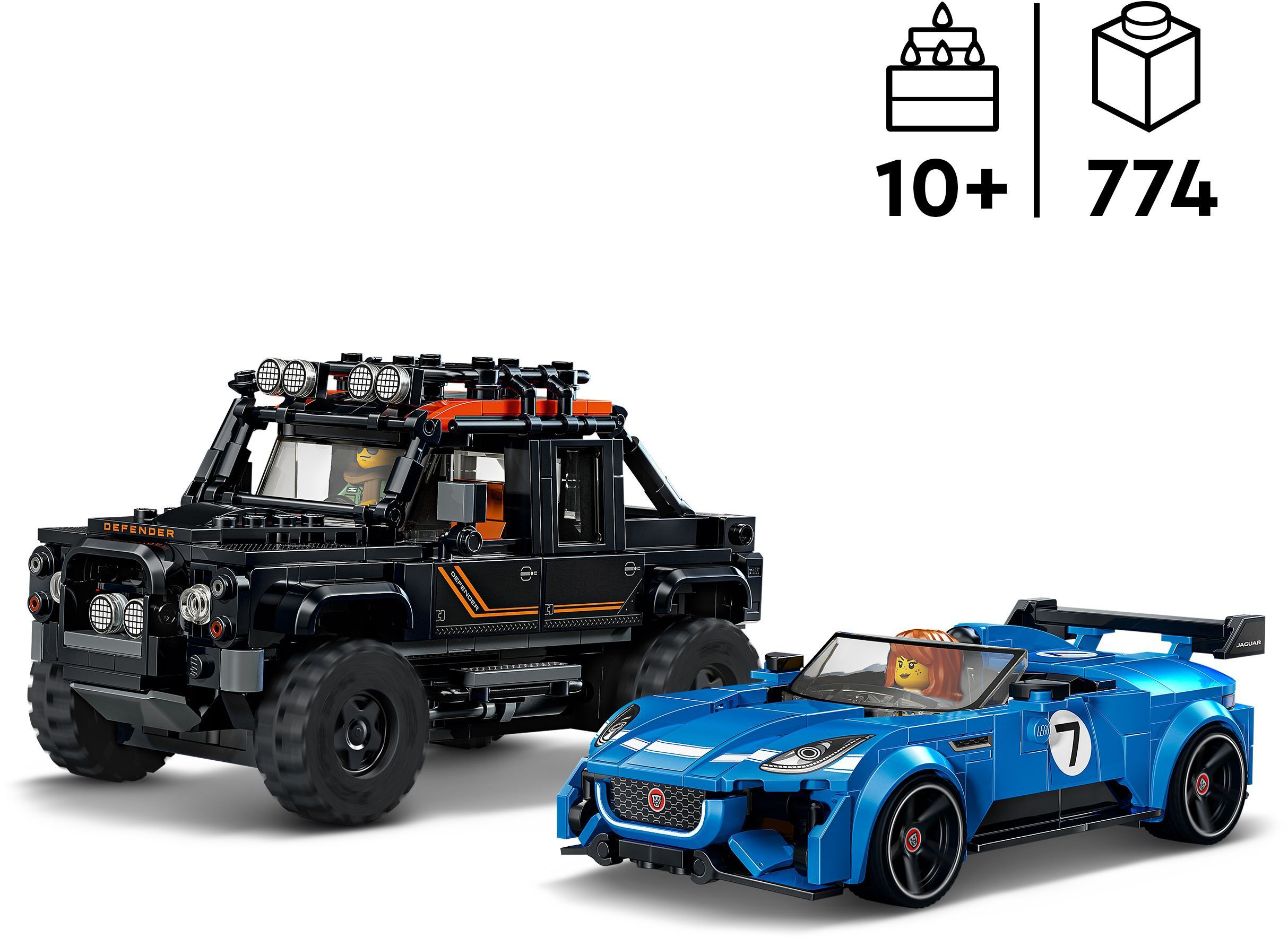 LEGO 77264 Speed Champions Jaguar Project 7 та Land Rover Defender фото2