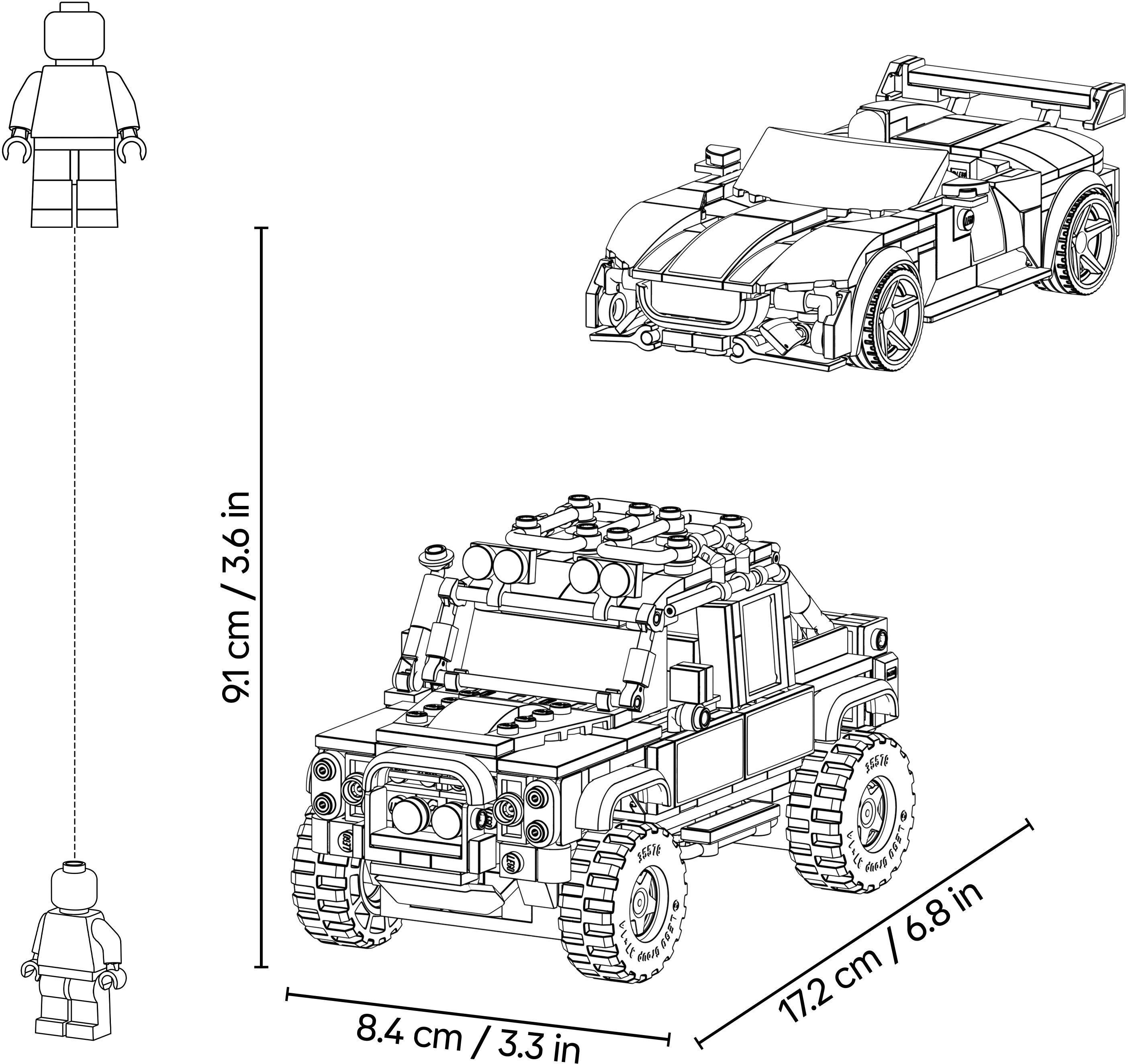 LEGO 77264 Speed Champions Jaguar Project 7 та Land Rover Defender фото3