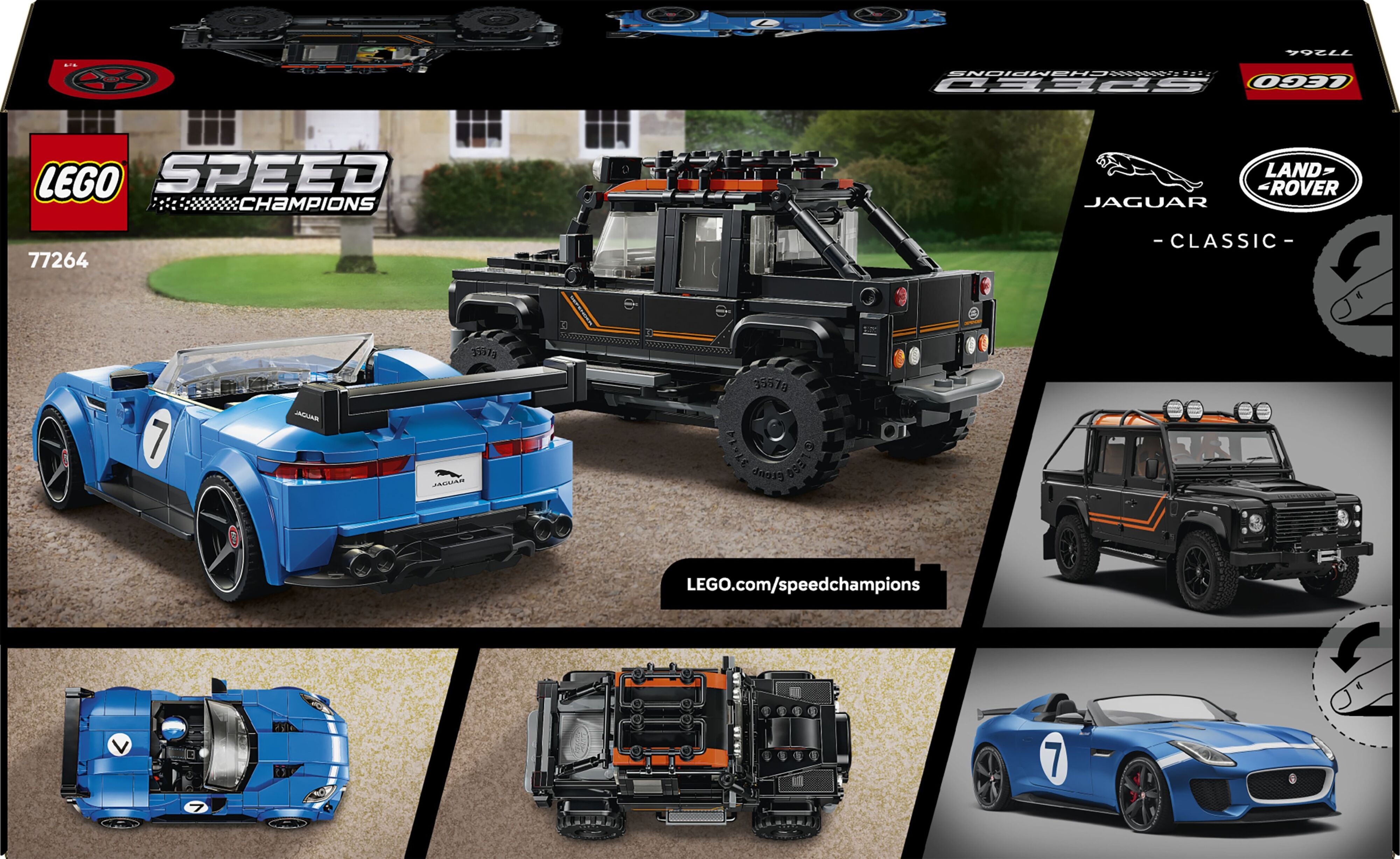 LEGO 77264 Speed Champions Jaguar Project 7 та Land Rover Defender фото15