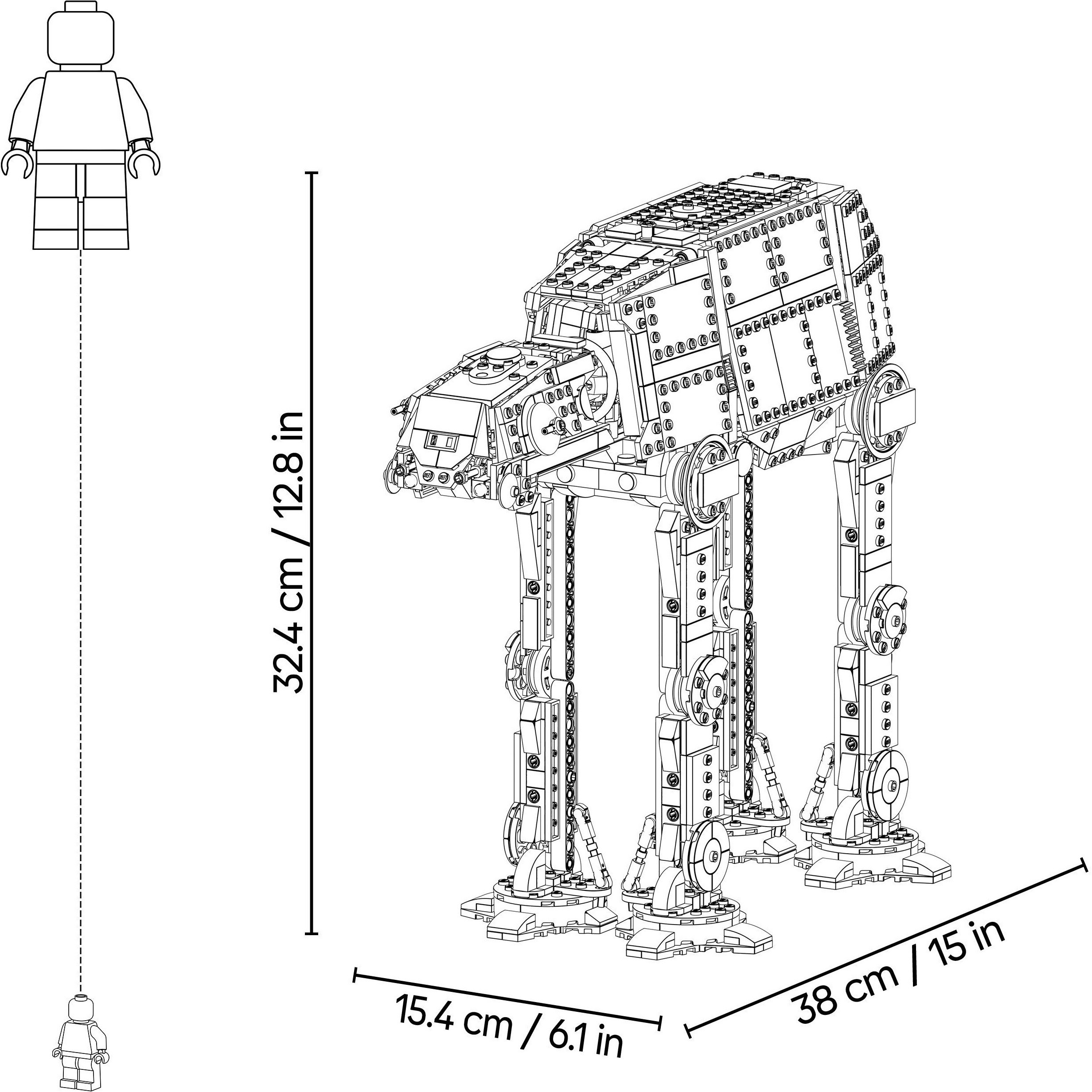 LEGO 75454 Star Wars Осколок Імперії AT-AT з INT-4 фото
