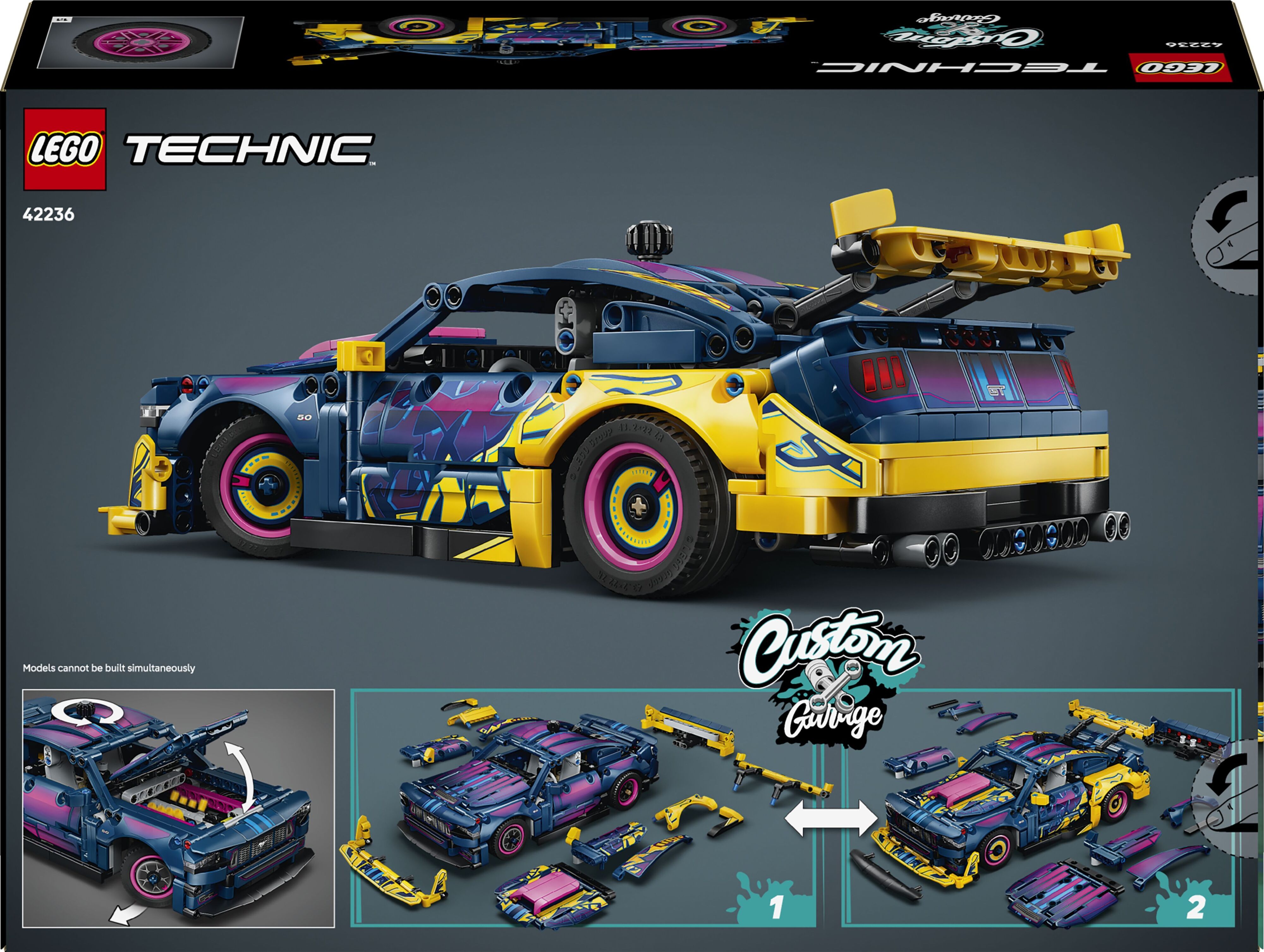 LEGO 42236 Technic Тюнінг-гараж з автомобілем Ford Mustang GT фото15