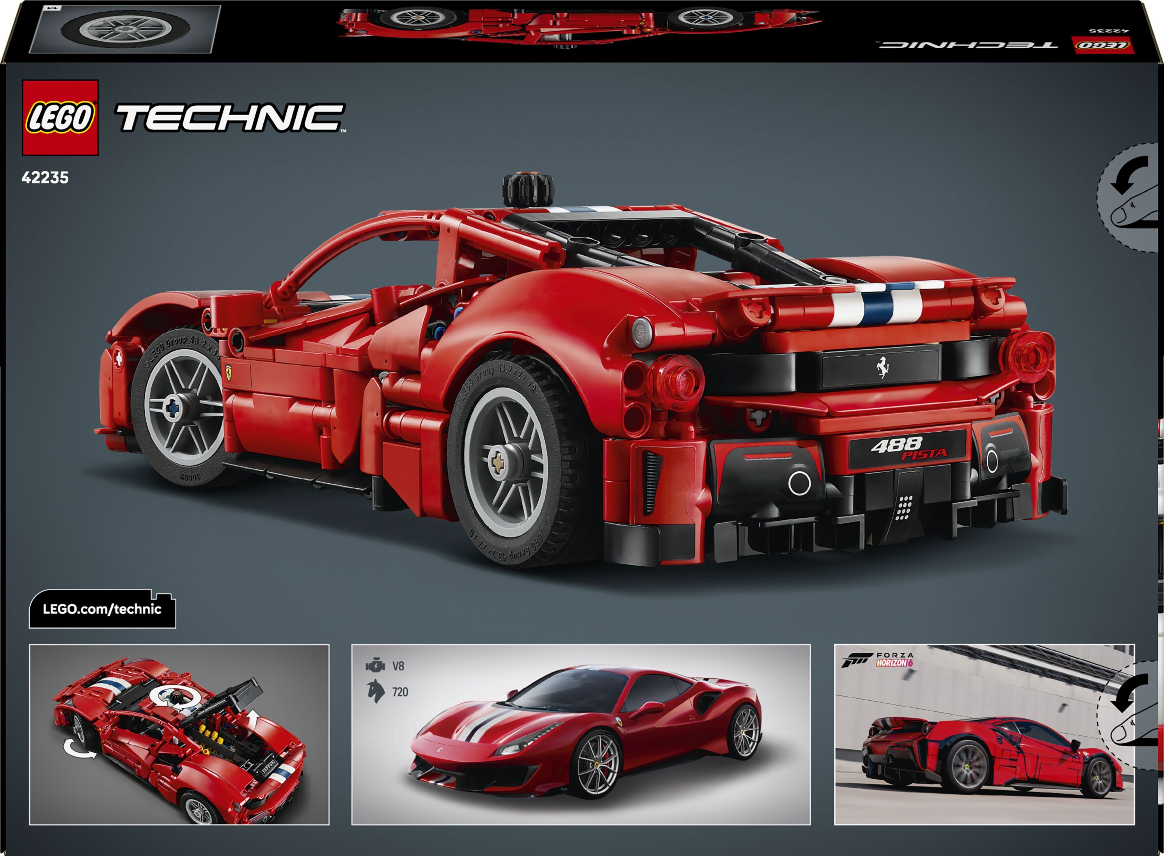 LEGO 42235 Technic Автомобіль Ferrari 488 Pista фото14
