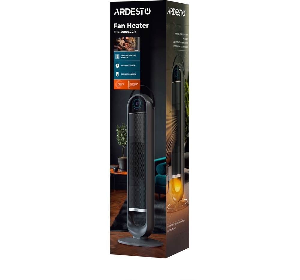 Тепловентилятор ARDESTO FHC-2000ECGR фото12