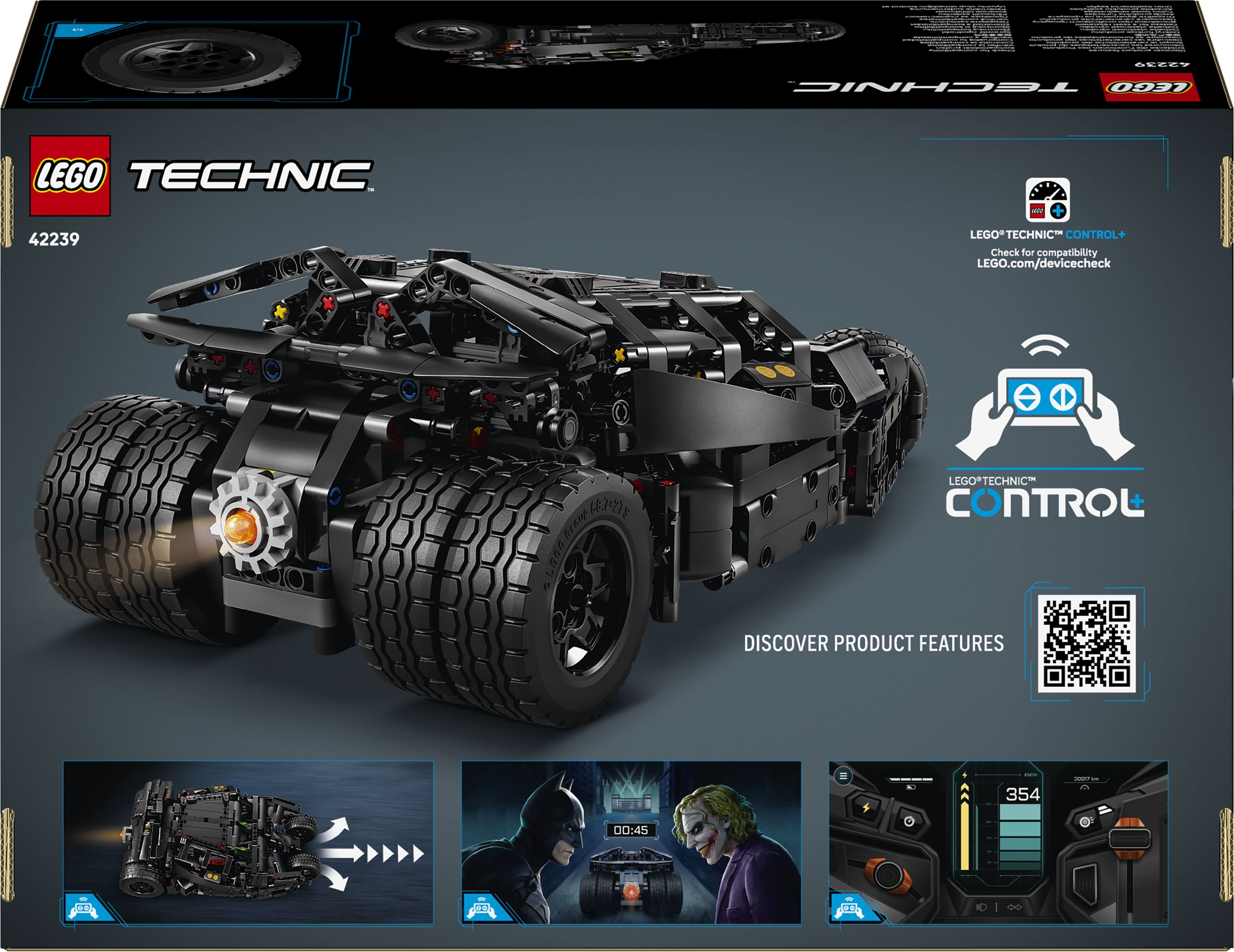 LEGO 42239 Technic Batmobile Tumbler фото16