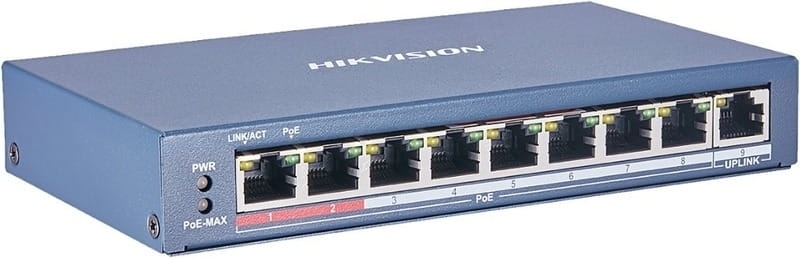 Комутатор Hikvision DS-3E0109P-E(C) фото2