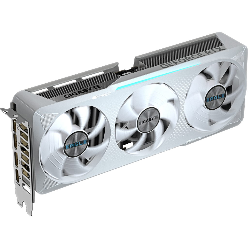 Видеокарта GIGABYTE GeForce RTX 5070 12GB GDDR7 Eagle OC Ice (GV-N5070EAGLEOC ICE-12GD) фото4