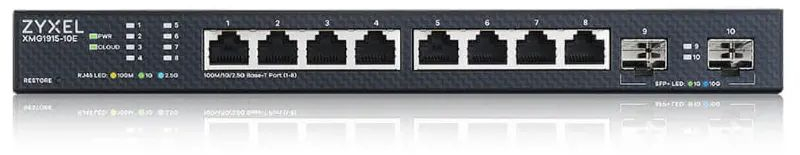 Комутатор ZYXEL XMG1915-10E XMG1915-10E-EU0101F (8x2,5GE, 2xSFP+, Smart L3 Lite, NebulaFlex) фото2