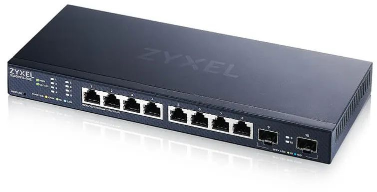 Комутатор ZYXEL XMG1915-10E XMG1915-10E-EU0101F (8x2,5GE, 2xSFP+, Smart L3 Lite, NebulaFlex) фото3