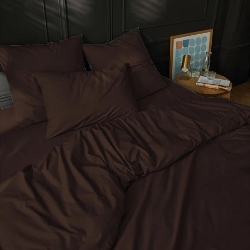 Набір постільної білизни MirSon Premium Chocolate Perla 200х220 євро (2200000949257) фото5