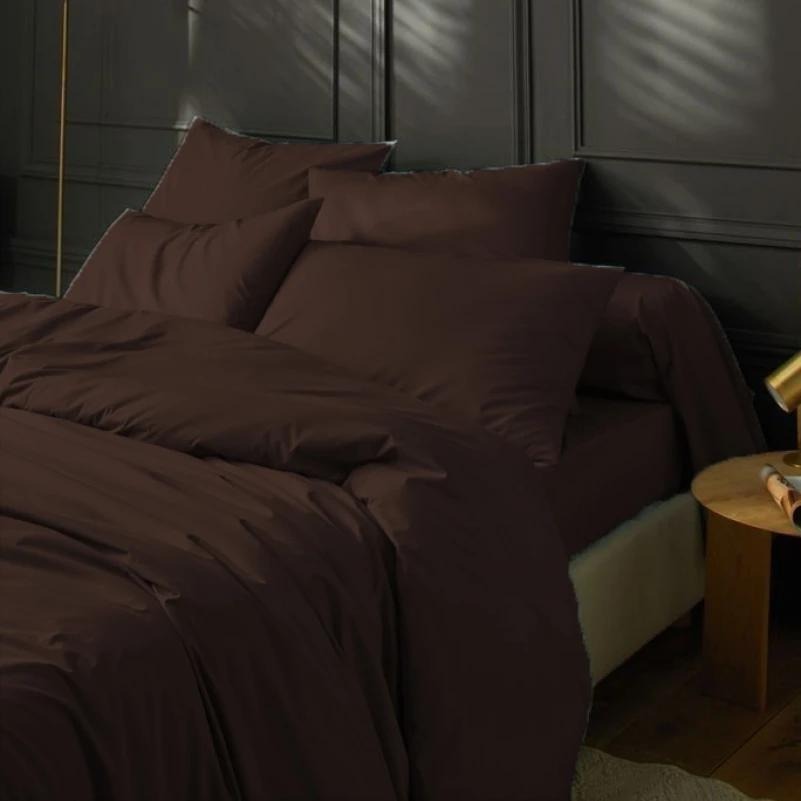 Набір постільної білизни MirSon Premium Chocolate Perla 200х220 євро (2200000949257) фото2