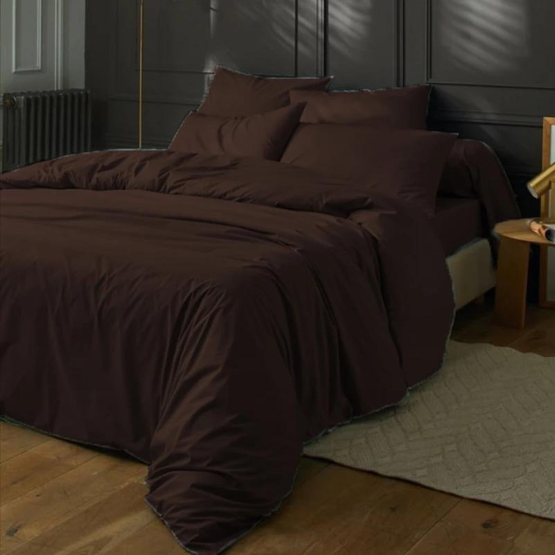 Набір постільної білизни MirSon Premium Chocolate Perla 200х220 євро (2200000949257) фото3