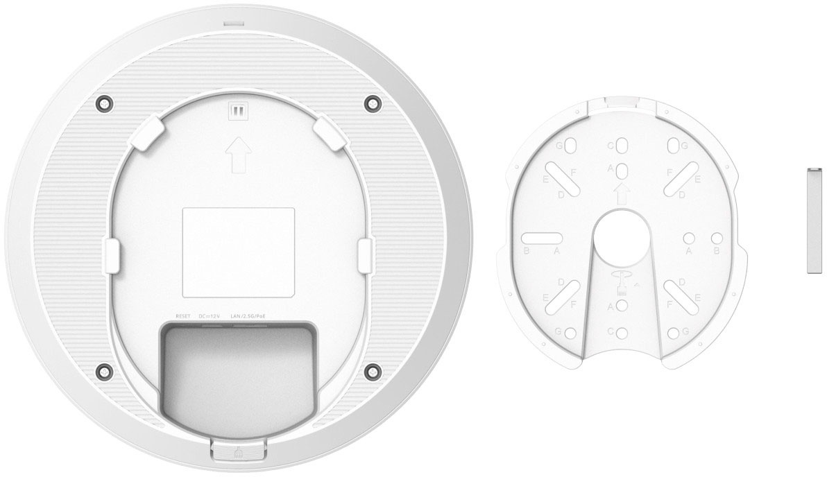 Точка доступа Ruijie Reyee BE3600, WiFi7, 1x2,5GE, MU-MIMO 2x2, PoE/DC (RG-RAP72) фото