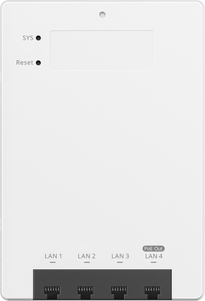 Точка доступа Ruijie Reyee BE3600, 1x2,5GE PoE in, 4xGE (RG-RAP72-Wall) фото