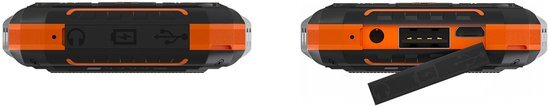 Мобильный телефон Ergo E283 Dual Sim Black Orange фото