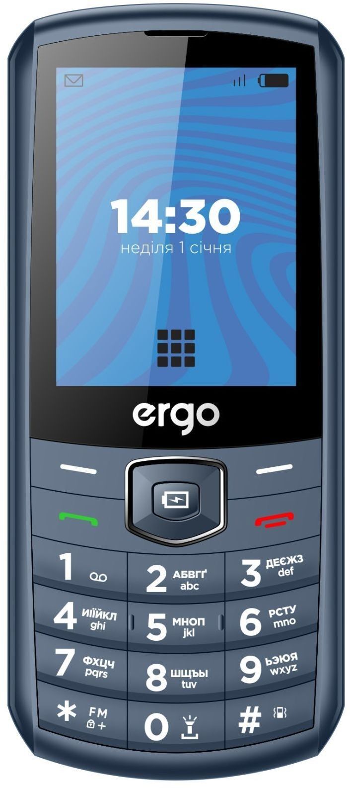 Мобильный телефон Ergo E285 Dual Sim Blue фото2