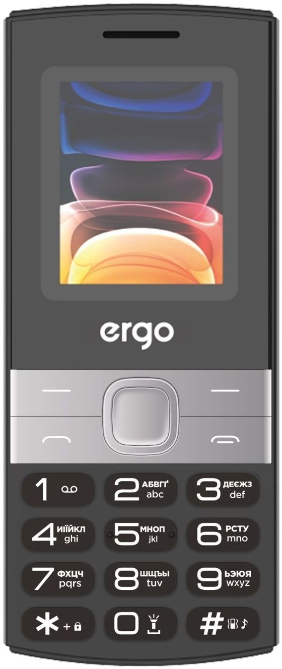 Мобильный телефон Ergo B185 Dual Sim Black фото2