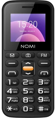 Мобильный телефон Nomi i1820 Dual Sim Black (i1820_Black) фото