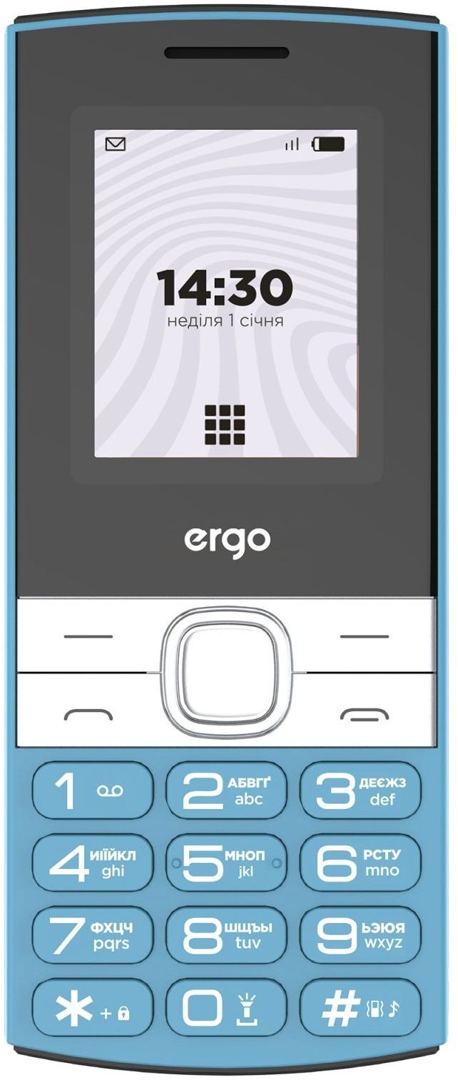 Мобильный телефон Ergo B185 Dual Sim Blue фото2