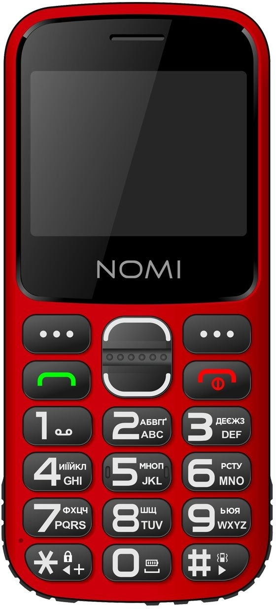 Мобильный телефон Nomi i2320 Dual Sim Red (i2320_Red) фото