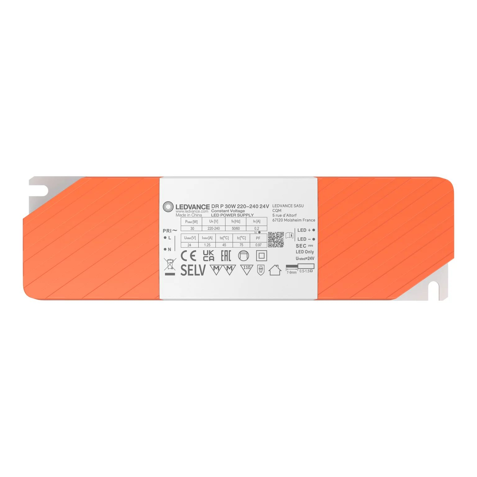 Блок питания Ledvance DR-V-30/220-240/24 (4099854683152) фото2