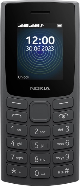 Мобільний телефон Nokia 110 2023 Dual Sim Charcoal (Nokia_110_2023_DS_Ch) фото